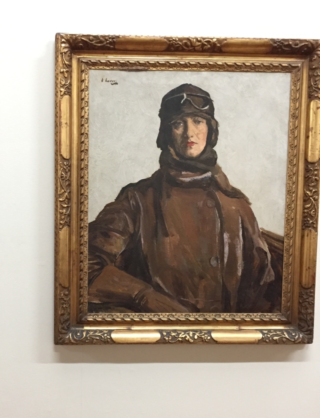 An Irish Pilot (Lady Heath) by Sir John Lavery (1928). Hugh Lane Gallery Dublin.